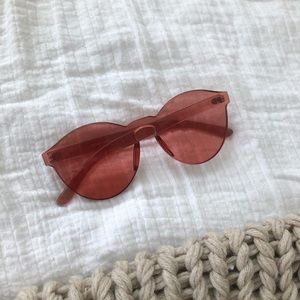 Magenta Colored Glasses